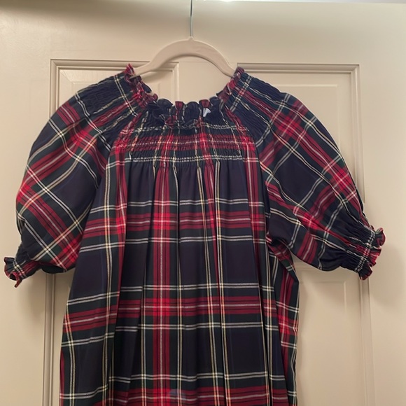 Hill House Navy Tartan Plaid Caroline Nap Dress - Picture 4 of 7